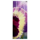 カラフル春パンシー ワインギフトバッグ (正面)