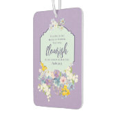 カラフル春フローラバイブル聖なる書物、 経典 カーエアーフレッシュナー (左)