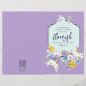 カラフル春フローラ聖なる書物、 経典会報 (正面)