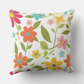 カラフル春フローラ アウトドアクッション (裏面)