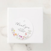 カラフル春ワイルドフラワー結婚ズ フェイバータグ (インサイチュ)