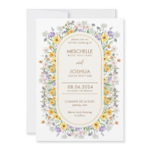 カラフル春ワイルドフラワー、ガーデンフラワー結婚ズ