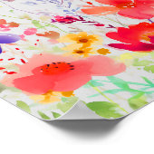 カラフル春花 ポスター (角)