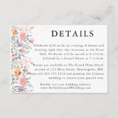 カラフル春野結婚花詳細 エンクロージャーカード (正面)