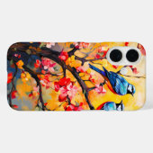 カラフル春鳥開花 Case-Mate iPhoneケース (裏面 (横))