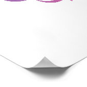 カラフル書道デザインのクルアーン ポスター (角)