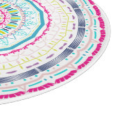 カラフル曼荼羅 カッティングボード (角)