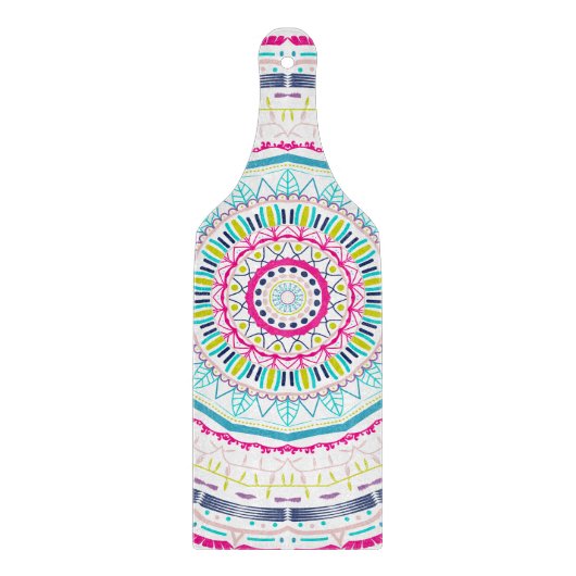 カラフル曼荼羅 カッティングボード (正面)