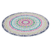 カラフル曼荼羅 カッティングボード (角)