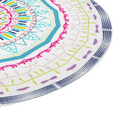 カラフル曼荼羅 カッティングボード (角)