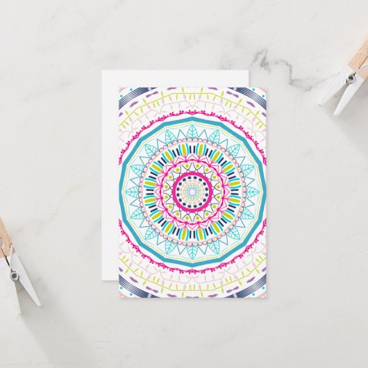 カラフル曼荼羅 カード (正面/裏面インサイチュ)