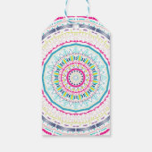 カラフル曼荼羅 ギフトタグ (裏面)