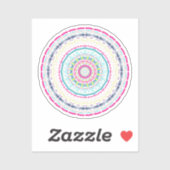 カラフル曼荼羅 シール (シート)