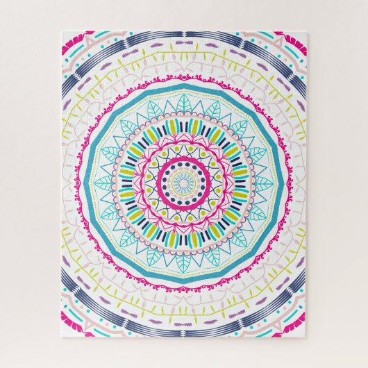 カラフル曼荼羅 ジグソーパズル (縦)