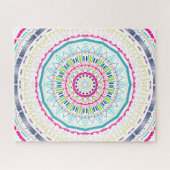 カラフル曼荼羅 ジグソーパズル (横)