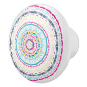 カラフル曼荼羅 セラミックノブ (右)