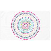カラフル曼荼羅 テーブルクロス (正面(横))