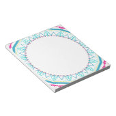 カラフル曼荼羅 ノートパッド (アングル)