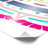 カラフル曼荼羅 フォトプリント            (角)