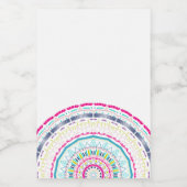 カラフル曼荼羅 フードラベル (シングルラベル)