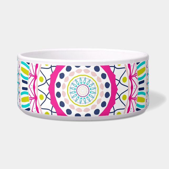 カラフル曼荼羅 ボウル (正面)