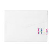 カラフル曼荼羅 ラップアラウンド宛名ラベル (裏面)