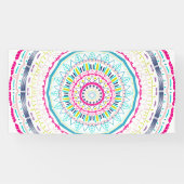 カラフル曼荼羅 横断幕 (横)