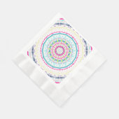 カラフル曼荼羅 縁ありランチョンナプキン (角)