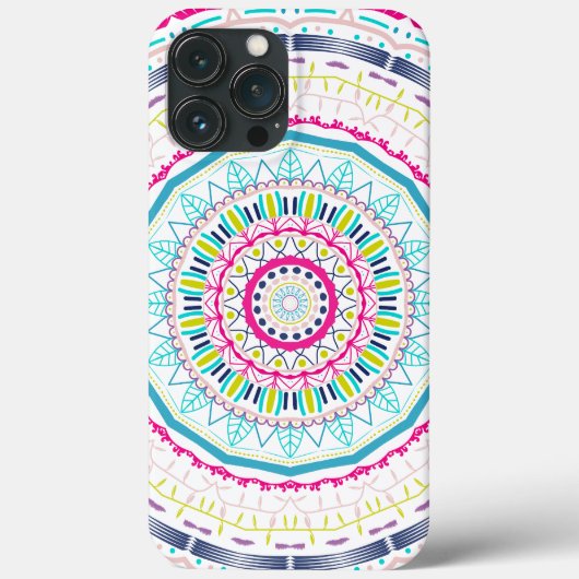 カラフル曼荼羅 Case-Mate iPhoneケース (裏面)