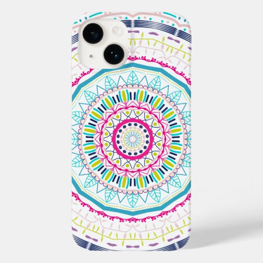 カラフル曼荼羅 Case-Mate iPhoneケース (裏面)