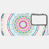 カラフル曼荼羅 SAMSUNG GALAXYケース (左側面)