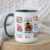 カラフル最高のおもしろい先生評価 マグカップ