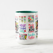 カラフル最高のおもしろい先生評価 マグカップ (中央)