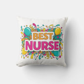 カラフル最高のナース装飾用クッション クッション (正面)