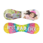 カラフル最高のパパ2写真父の日 野球ボール (パネル)