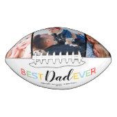 カラフル最高のパパEver Photo Collage アメリカンフットボール (正面)