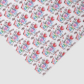 カラフル最高の先生タイポグラフィ 薄葉紙 (詳細)