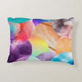 カラフル最高の母装飾用クッション アクセントクッション (裏面)