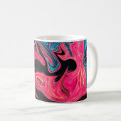 カラフル有絵画罪者の経歴液体腫 コーヒーマグカップ (正面右)