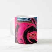 カラフル有絵画罪者の経歴液体腫 コーヒーマグカップ (正面左)