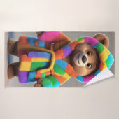 カラフル服を着る バスタオル (バスタオル)