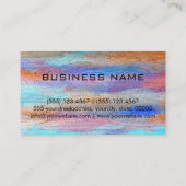 カラフル木目モノグラム#12 名刺 (裏面)