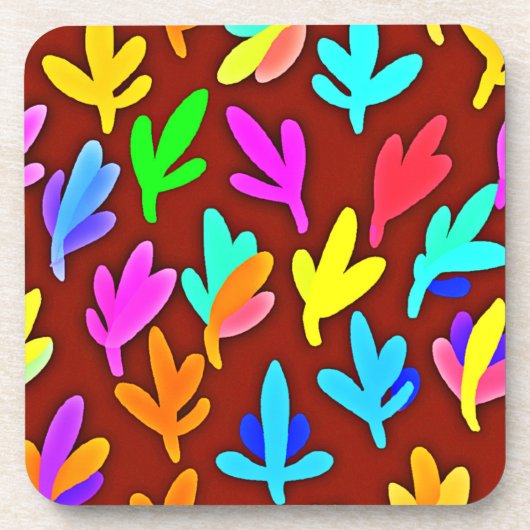 カラフル木葉踊り コースター (正面)