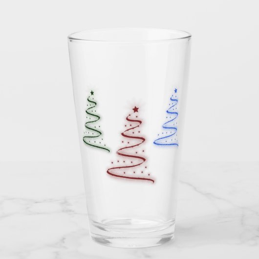 カラフル木 –  タンブラーグラス (正面)