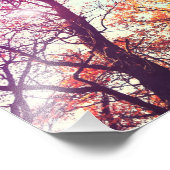 カラフル木 フォトプリント            (角)