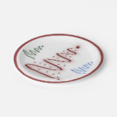 カラフル木 – ペーパープレート (アングル)