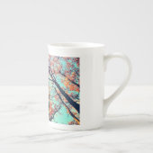 カラフル木 ボーンチャイナマグカップ (右)