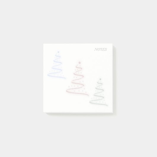 カラフル木 –  ポストイット (正面)