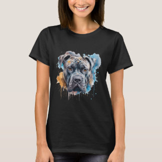 カラフル杖コルソ水彩画7 Tシャツ