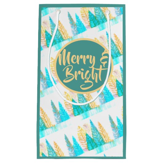 カラフル松 スモールペーパーバッグ (正面)